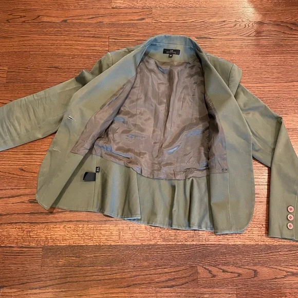 Womans khaki blazer - Picture 3 of 10